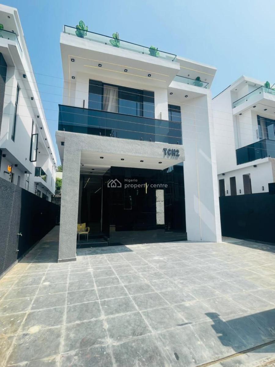 Luxuriously Built 5 Bedroom Fully Detached Duplex Plus Pool,cinema, Bq, Chevron, Lekki, Lagos, Detached Duplex for Sale