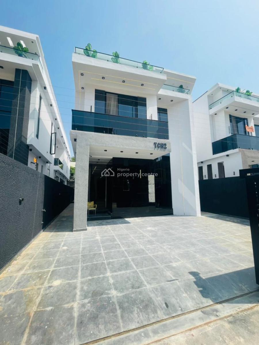 Luxuriously Built 5 Bedroom Fully Detached Duplex Plus Pool,cinema, Bq, Chevron, Lekki, Lagos, Detached Duplex for Sale