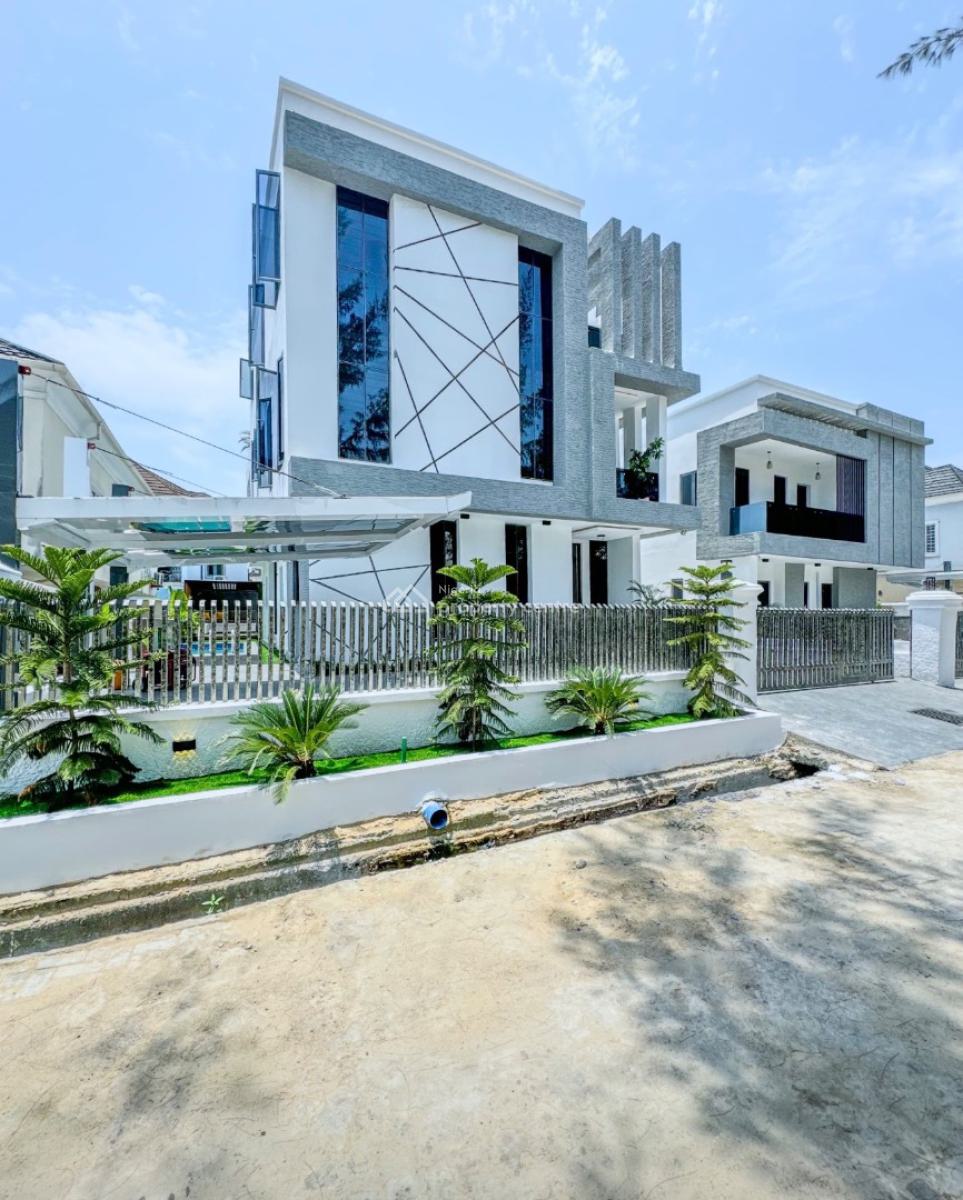 5 Bedroom Duplex Fully Detached with Bq and Swimming Pool Open Terrace, Lekki County Homes, Lekki, Lagos, Detached Duplex for Sale