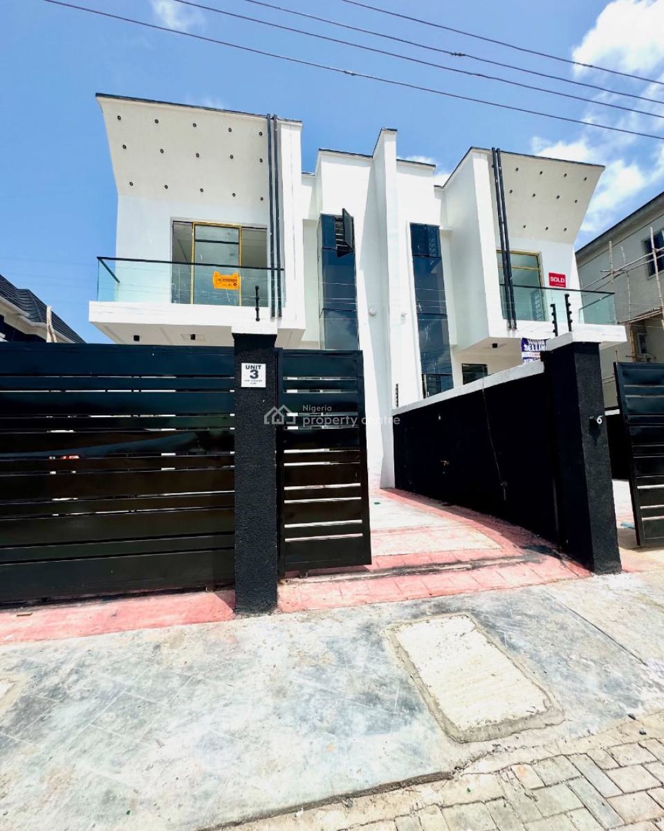 4 Bedroom Semi Detached Duplex with a Bq, Ikota, Lekki, Lagos, Semi-detached Duplex for Sale