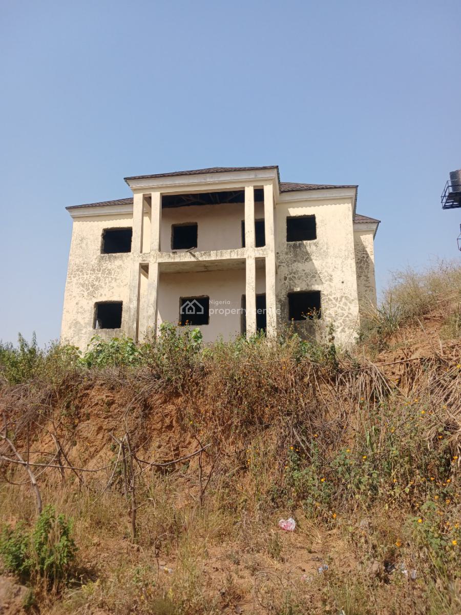 Uncompleted Building 4 Bedroom Fully Detached Duplex, Naf Valley Estate, Diplomatic Zone, Asokoro District, Abuja, Detached Duplex for Sale