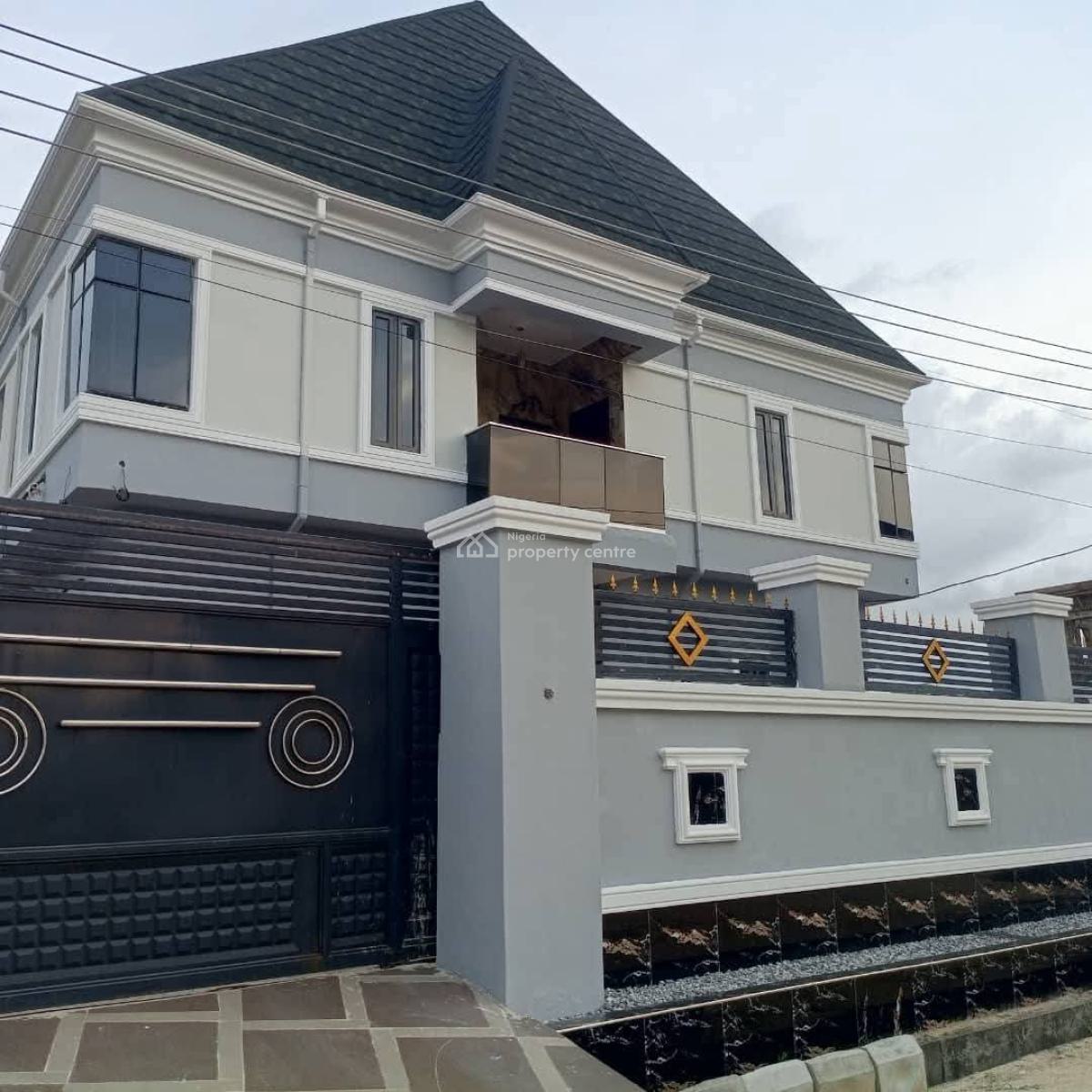 Newly Built 5 Bedroom Detached Duplex+ Block of Flats at The Back, Nasco Estate, Satellite Town, Ojo, Lagos, Detached Duplex for Sale