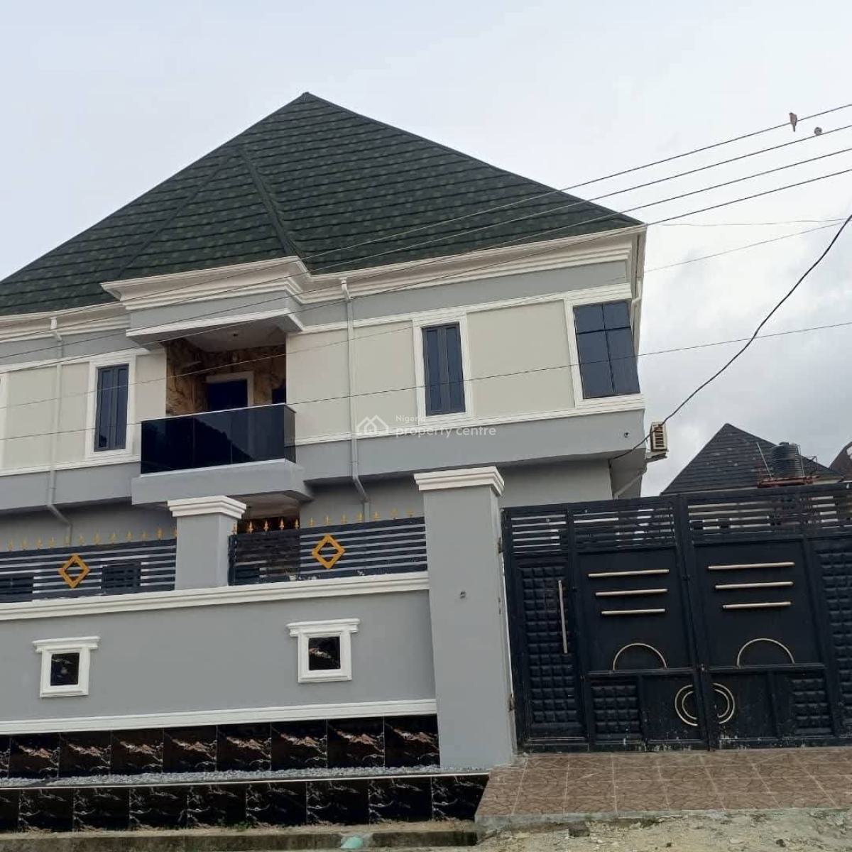 Newly Built 5 Bedroom Detached Duplex+ Block of Flats at The Back, Nasco Estate, Satellite Town, Ojo, Lagos, Detached Duplex for Sale