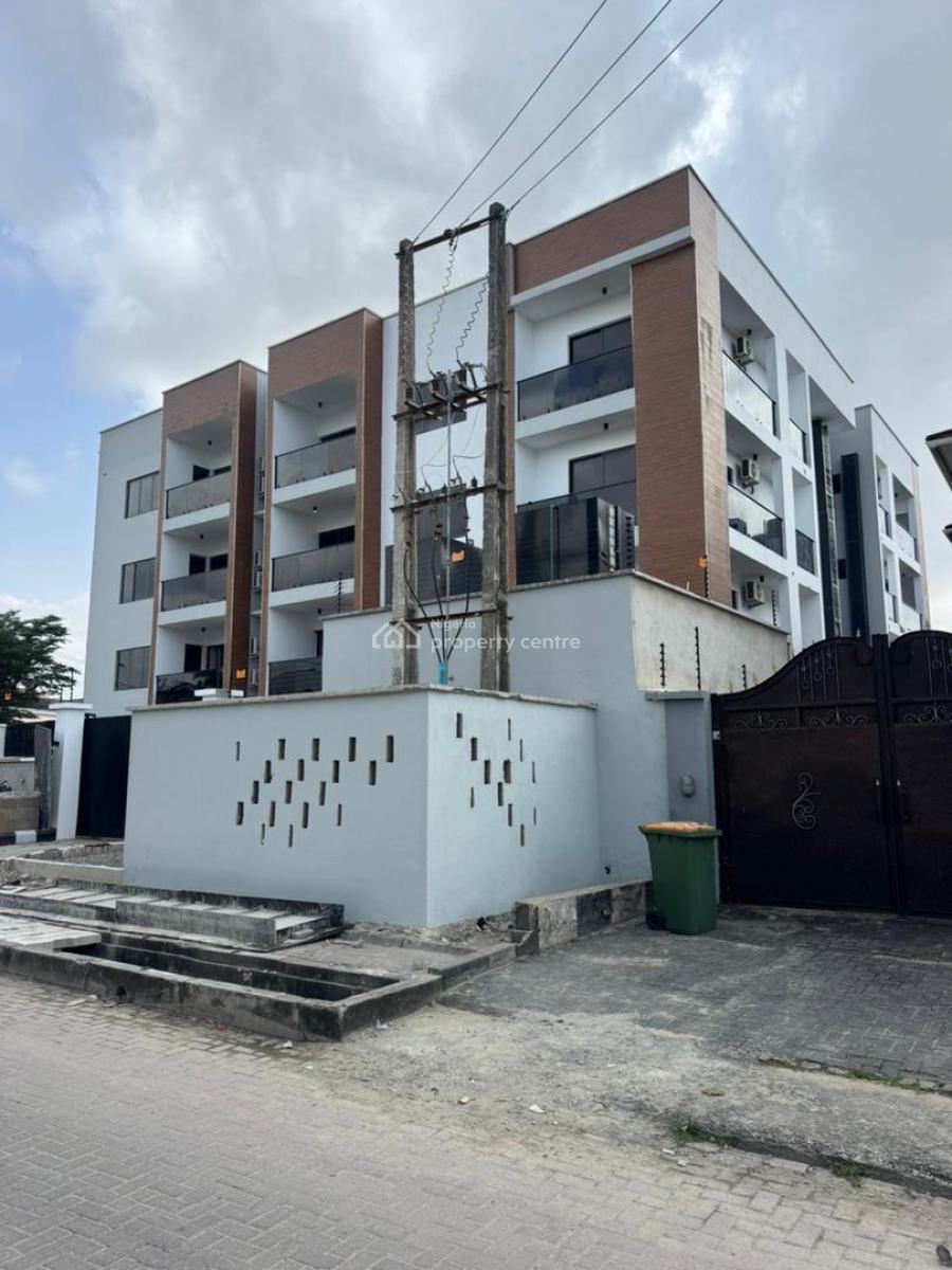 Newly Built Luxury 2 Bedroom Apartment All Rooms En-suite, New Road Alpha Beach, Chevron, Lekki, Lagos, Flat / Apartment for Rent