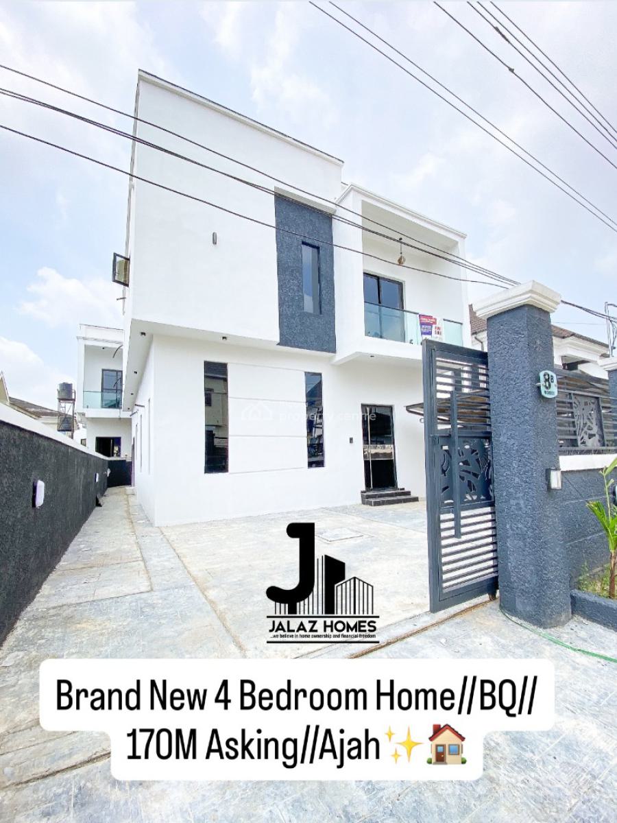 Brand New 4 Bedroom Detached Home, Ajah, Lagos, House for Sale