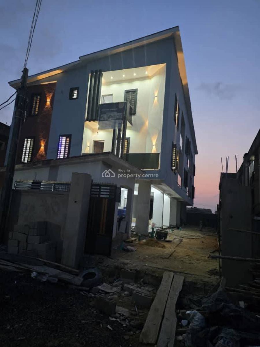 Newly Built 3 Units of 5 Bedroom Terraced Duplex, Ajao Estate, Off Lagos International Airport Road, Isolo, Lagos, Terraced Duplex for Sale