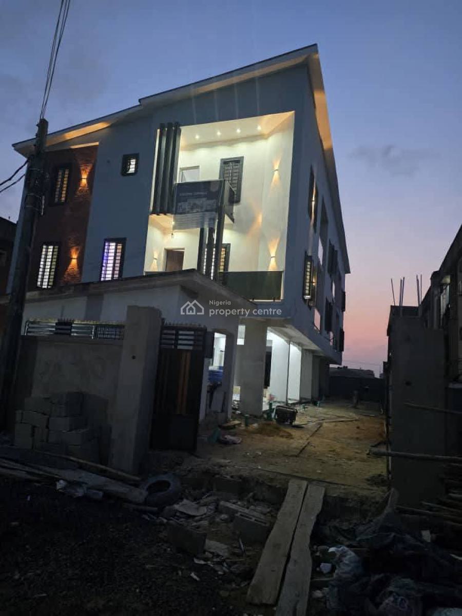 Newly Built 3 Units of 5 Bedroom Terraced Duplex, Ajao Estate, Off Lagos International Airport Road, Isolo, Lagos, Terraced Duplex for Sale