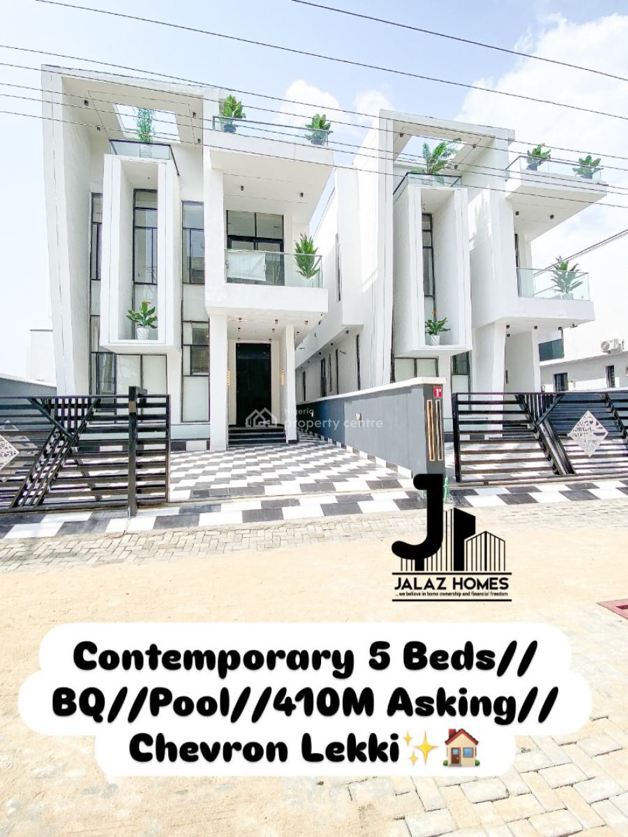 Contemporary 5 Bedroom Detached Duplex, Lekki, Lagos, House for Sale
