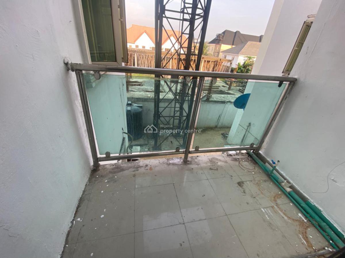 Standard  Two Bedroom Flat Upstairs with Balcony, Agungi, Lekki, Lagos, Flat / Apartment for Rent