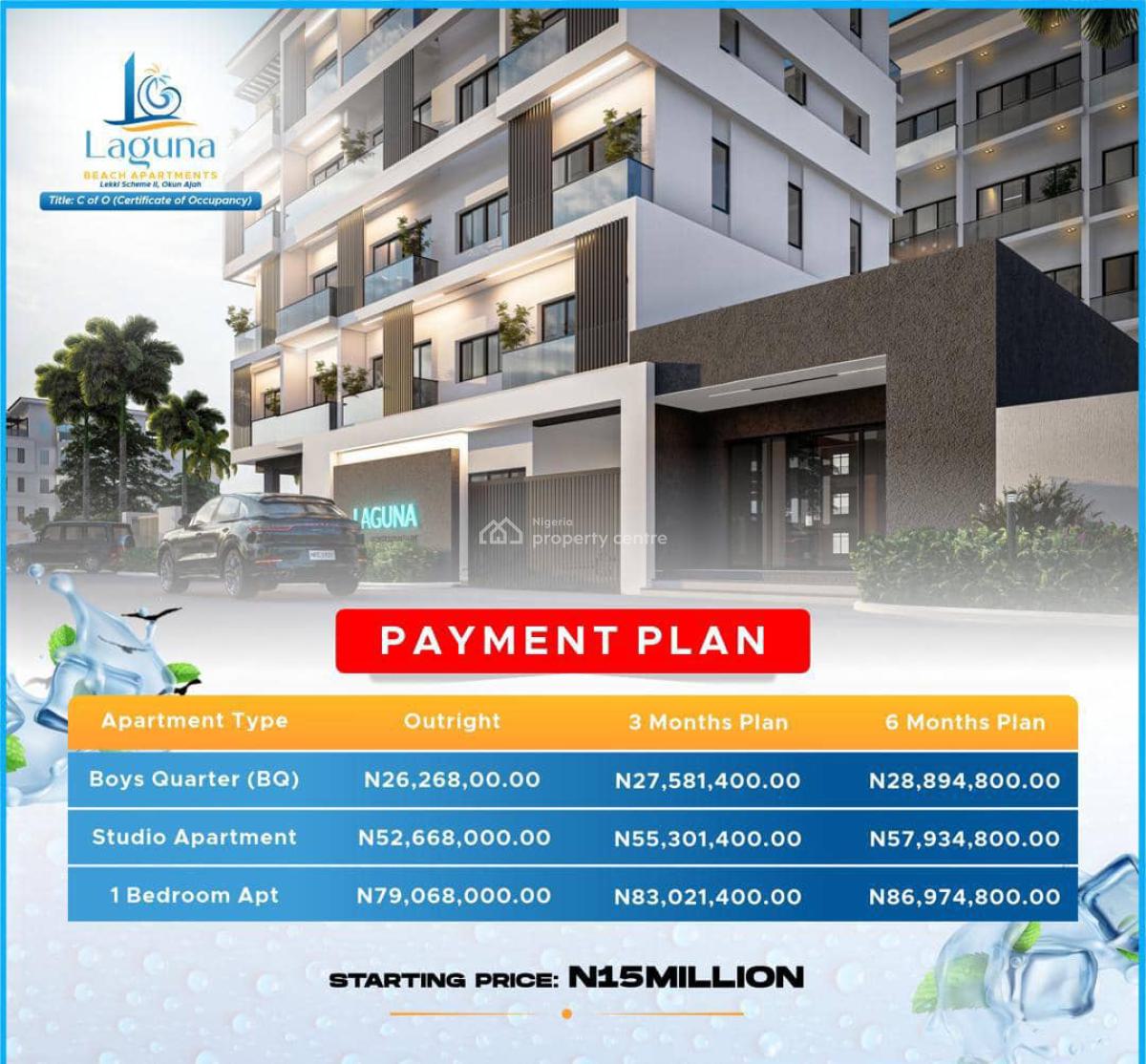 Laguna Beach Apartments --- Beachside Living, Smart Returns, Laguna Beach Apartment, Okun-ajah, Ajah, Lagos, Flat / Apartment for Sale