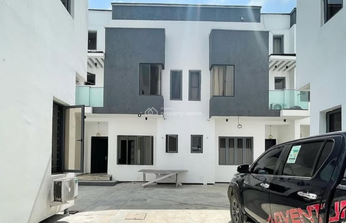 Self-serviced 4 Bedroom En-suite Townhouse with Fitted Kitchen/pantry,, Ikate, Lekki, Lagos, Terraced Duplex for Rent