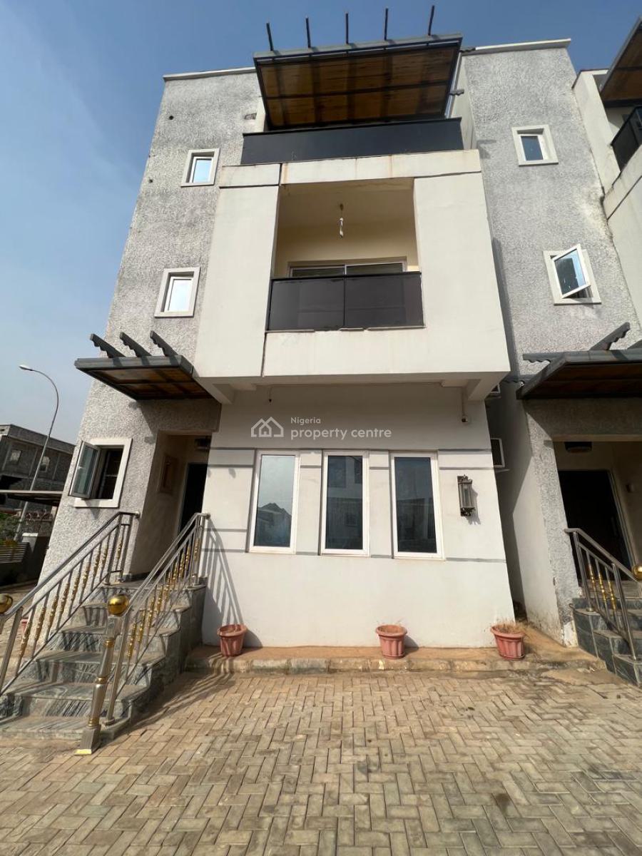 4 Bedroom Terrace with Bq, Guzape District, Abuja, House for Rent