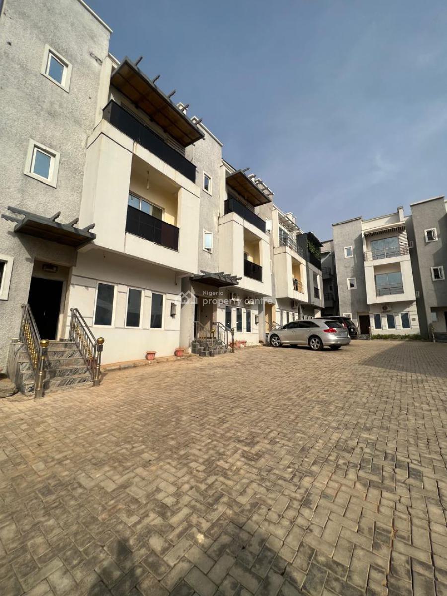 4 Bedroom Terrace with Bq, Guzape District, Abuja, House for Rent