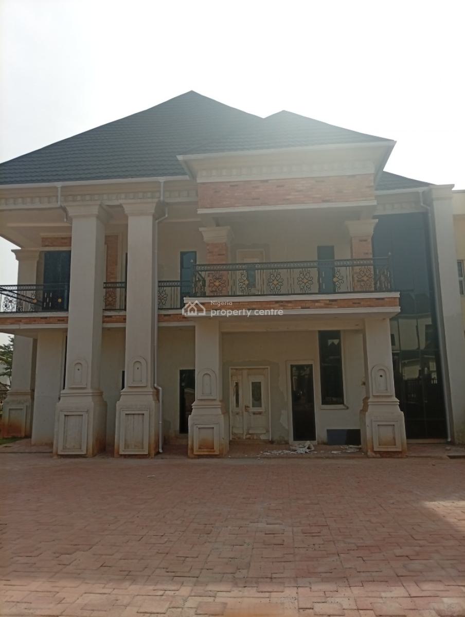 Cornerpiece Newly Built 5 Bedroom Fully Detached Duplex with 2 Rooms Bq, Apo, Abuja, Detached Duplex for Rent