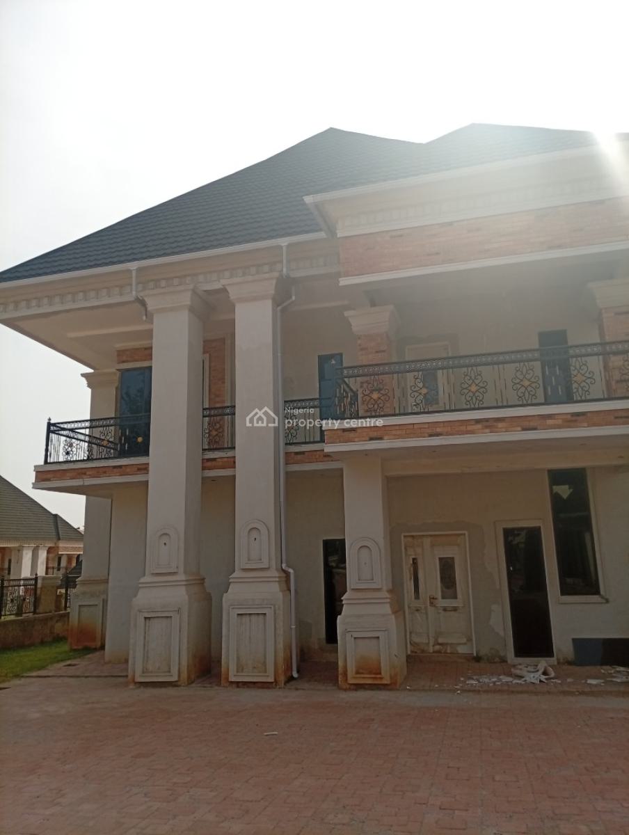 Cornerpiece Newly Built 5 Bedroom Fully Detached Duplex with 2 Rooms Bq, Apo, Abuja, Detached Duplex for Rent