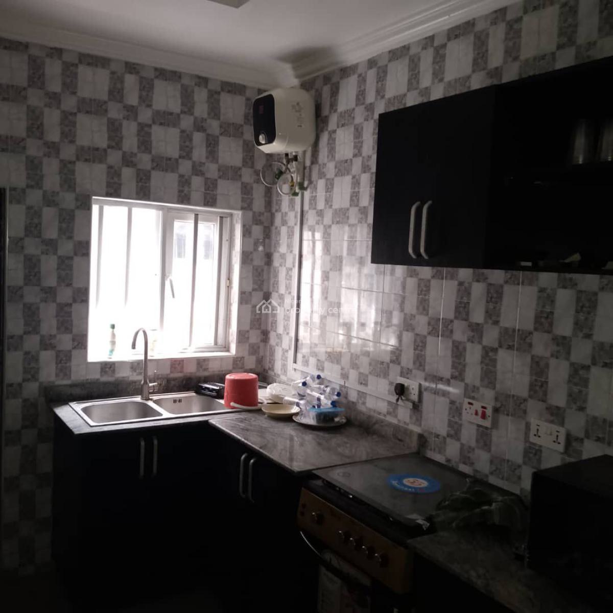 Nice 3 Bedroom Flat Upstairs, Osapa, Lekki, Lagos, Flat / Apartment for Rent