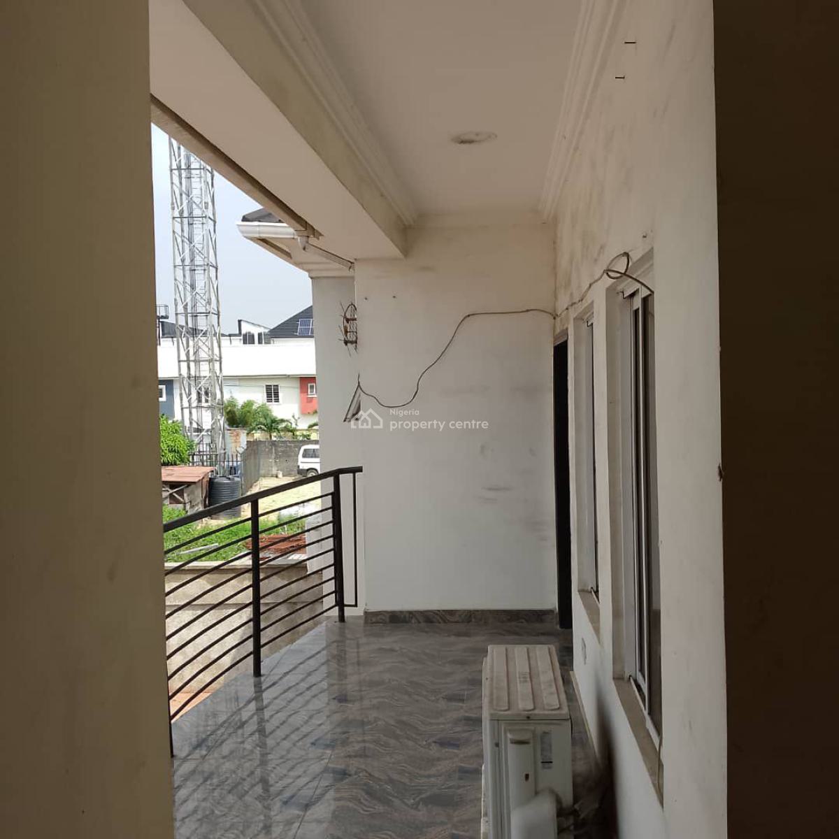Nice 3 Bedroom Flat Upstairs, Osapa, Lekki, Lagos, Flat / Apartment for Rent