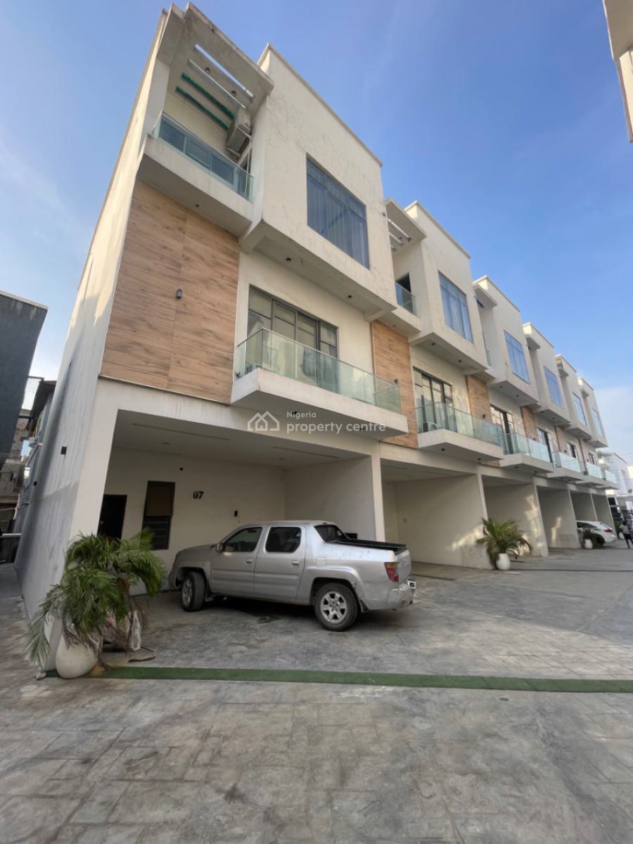 Brand New 4 Bedroom Terraced Duplex with Bq, Lekki Palm City Estate, Ajah, Lagos, Terraced Duplex for Rent