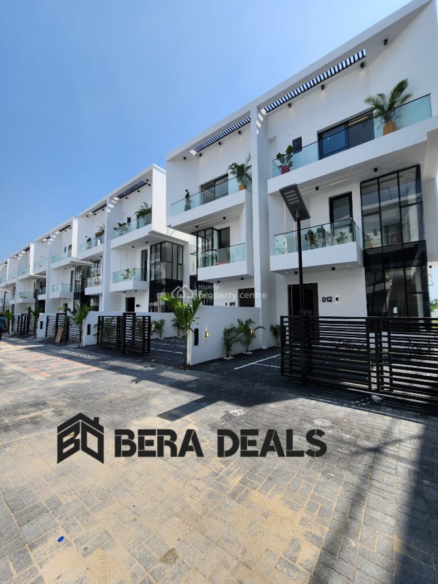 Newly Built Four(4) Bedroom Semi-detached Houses with Bqs, Ikota, Lekki, Lagos, Semi-detached Duplex for Sale