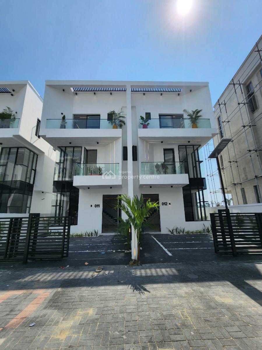 Newly Built Four(4) Bedroom Semi-detached Houses with Bqs, Ikota, Lekki, Lagos, Semi-detached Duplex for Sale