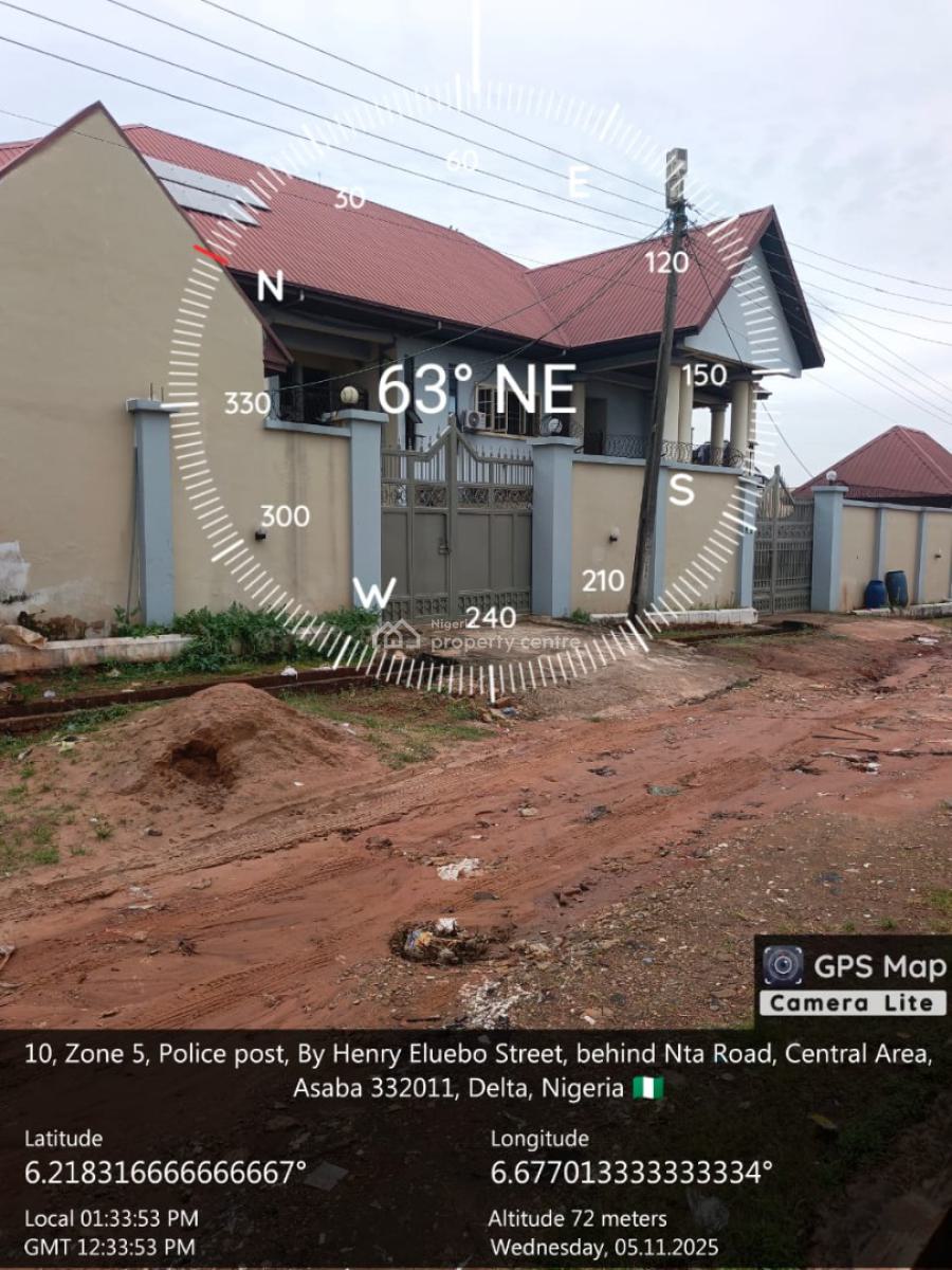 4 Bedroom Semi Detached Duplex with 2 Units 3 Bedroom Flat, Gra, Asaba, Delta, Semi-detached Duplex for Sale