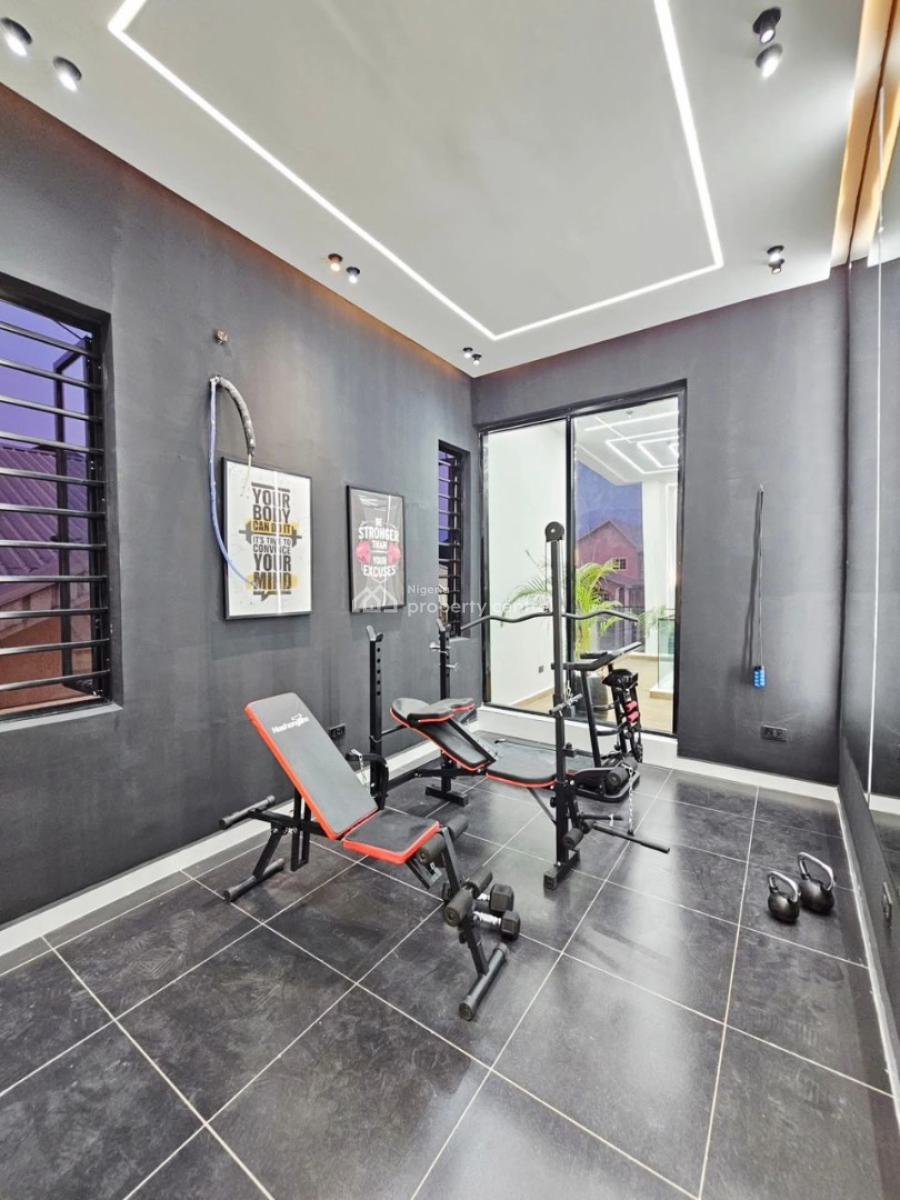 Stunning 5 Bedroom Fully Detached Duplex with Swimming Pool, Gym, Bq, Ikota Lekki Lagos, Ikota, Lekki, Lagos, Detached Duplex for Sale