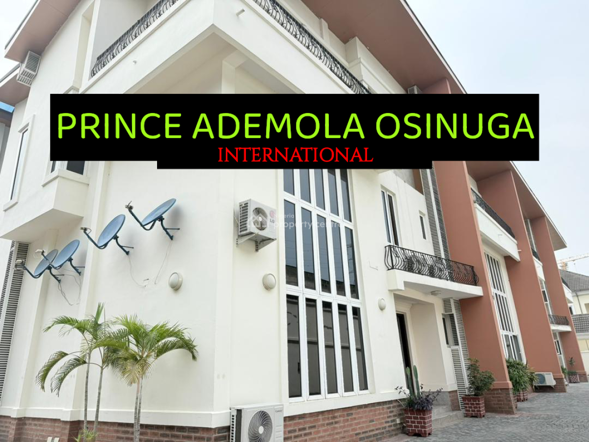 Luxury 5 Bedroom Terrace House + Bq+pool, Banana Island Estate, Banana Island, Ikoyi, Lagos, Terraced Duplex for Rent