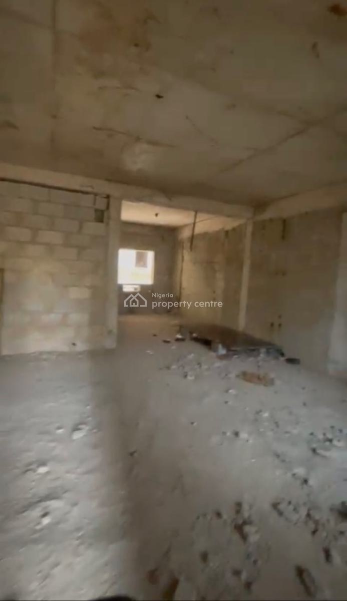 Massive 2bedroom En-suite Advance Carcass + Tarred Road, Admiralty Estate, Asokoro District, Abuja, Block of Flats for Sale