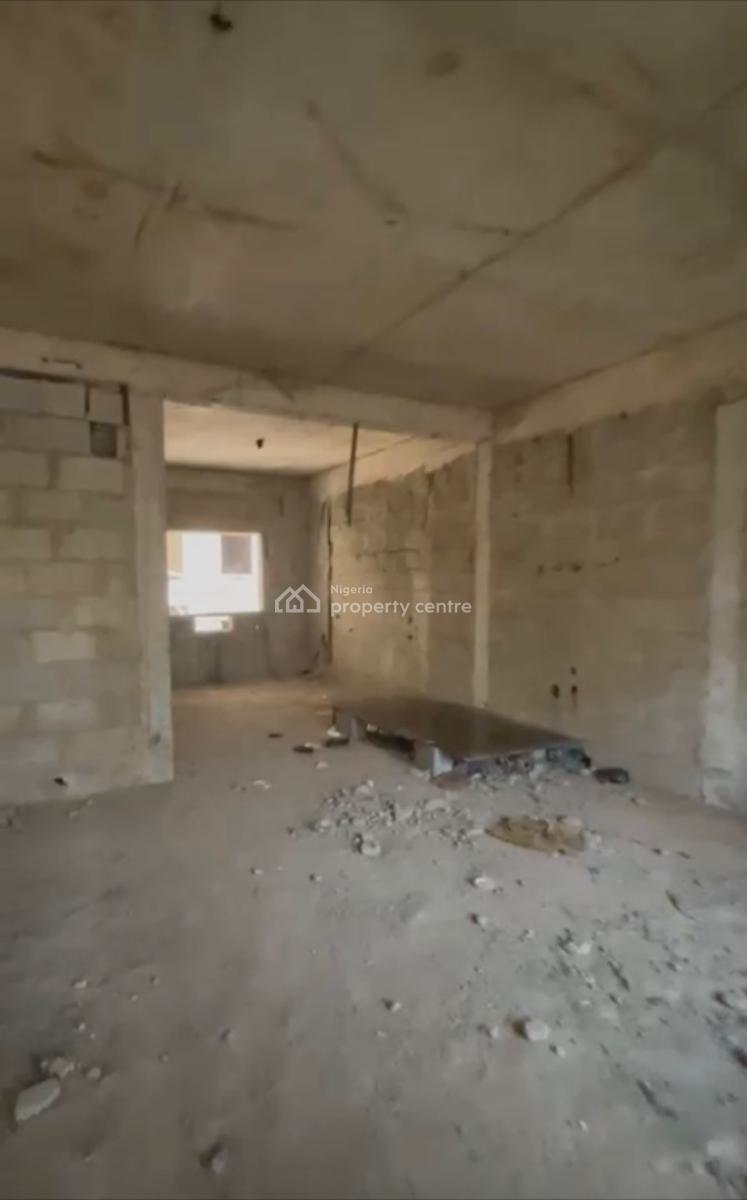 Massive 2bedroom En-suite Advance Carcass + Tarred Road, Admiralty Estate, Asokoro District, Abuja, Block of Flats for Sale