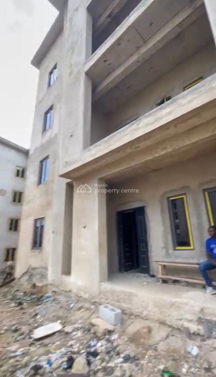 Massive 2bedroom En-suite Advance Carcass + Tarred Road, Admiralty Estate, Asokoro District, Abuja, Block of Flats for Sale