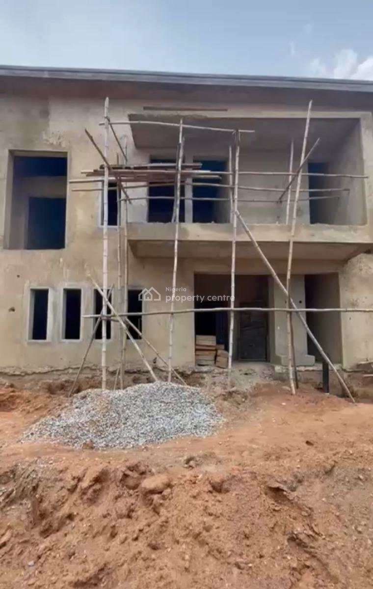 Massive Spacious 3 Bedroom En-suite carcassterrace Duplex, Admiralty Estate, Asokoro District, Abuja, Terraced Duplex for Sale