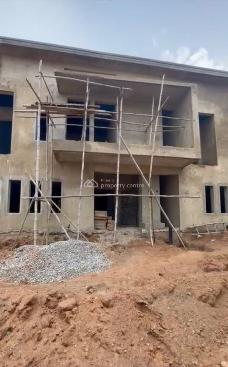 Massive Spacious 3 Bedroom En-suite carcassterrace Duplex, Admiralty Estate, Asokoro District, Abuja, Terraced Duplex for Sale
