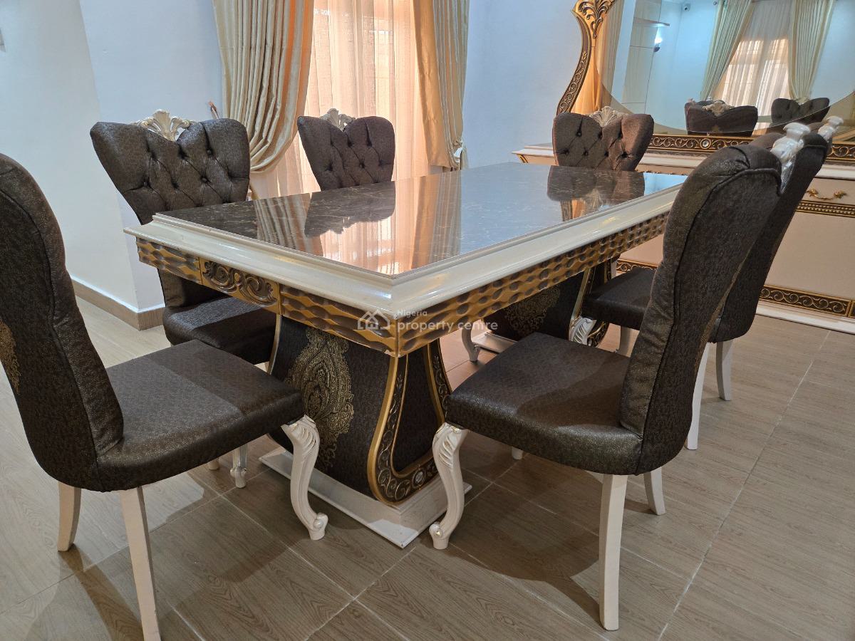 Furnished & Serviced 4 Bedroom Duplex with 3 Living Rooms, Office & Bq, Shoprite, Jabi, Abuja, Semi-detached Duplex for Rent