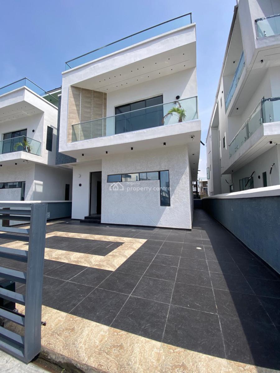 5 Bedroom Fully Detached Duplex with Bq, Cinema, Osapa, Lekki, Lagos, Detached Duplex for Sale