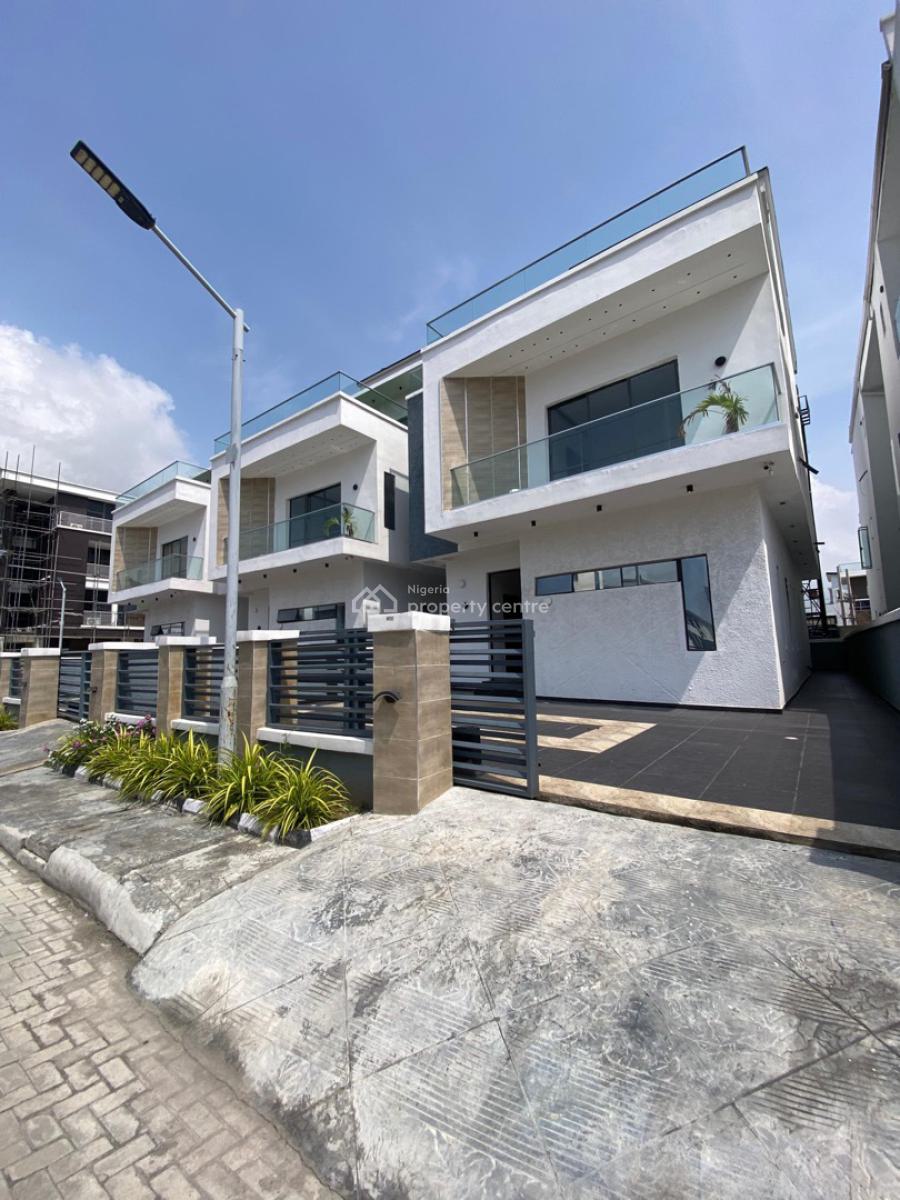 5 Bedroom Fully Detached Duplex with Bq, Cinema, Osapa, Lekki, Lagos, Detached Duplex for Sale