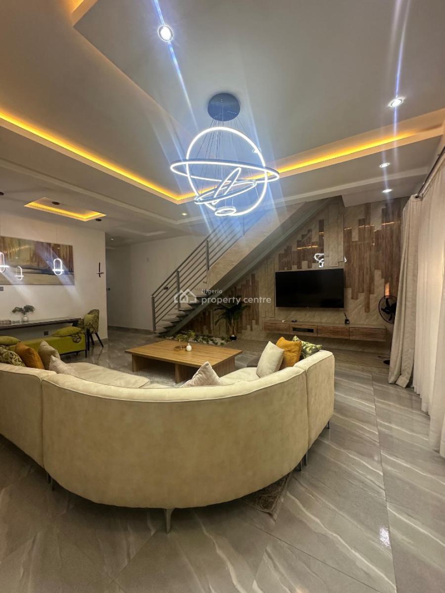 Furnished 2 Bedrooms Maisonette + Swimming Pool, Lekki Phase 1, Lekki, Lagos, House for Rent