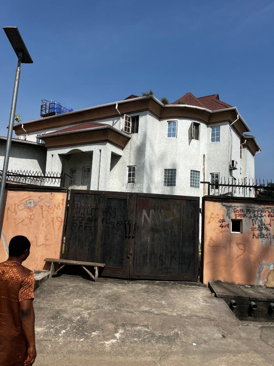Massive Structure on 600sqm, Alaka Estate, Alaka, Surulere, Lagos, Detached Duplex for Sale