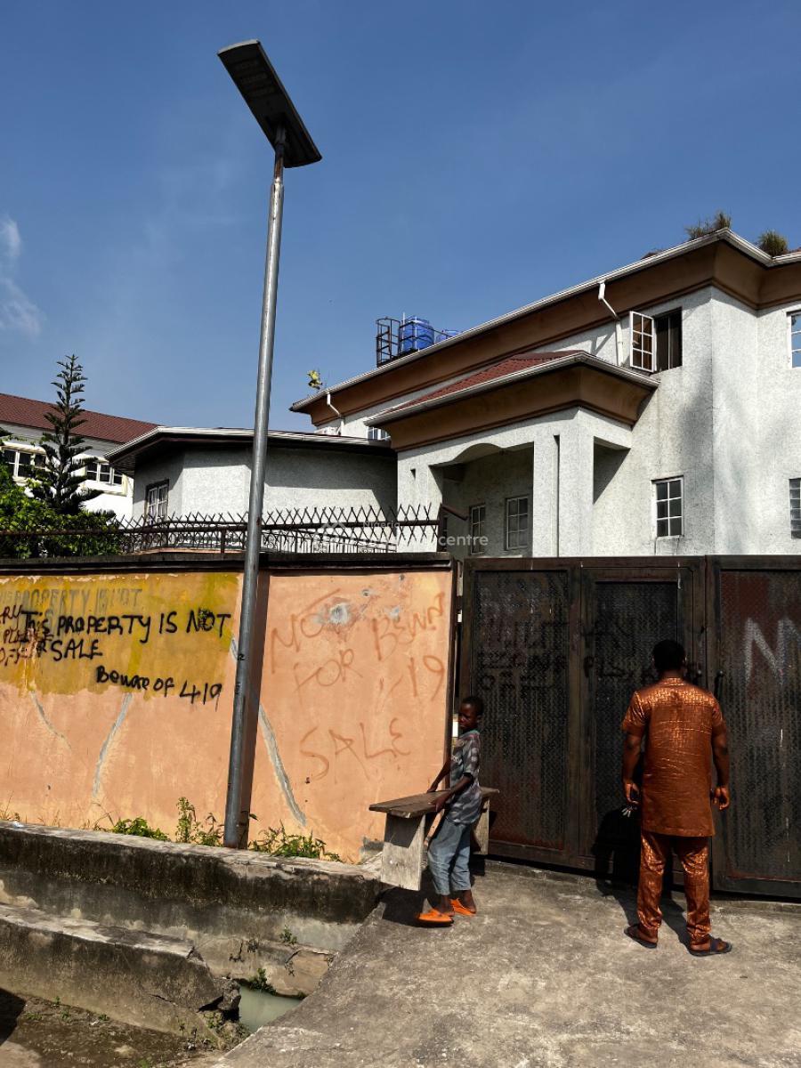 Massive Structure on 600sqm, Alaka Estate, Alaka, Surulere, Lagos, Detached Duplex for Sale