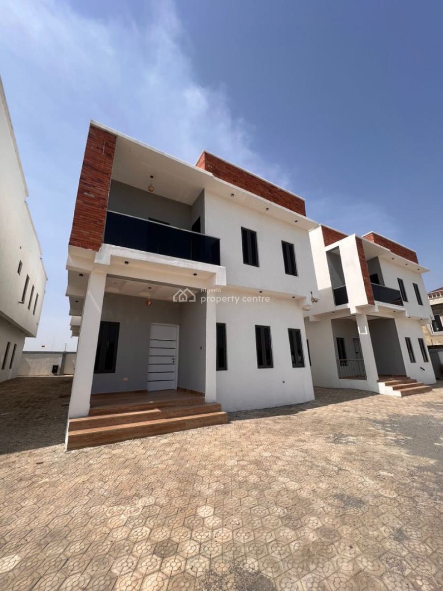 Beautiful Finished 4 Bedroom Detached Duplex with an Attached Bq, Guzape District, Abuja, Detached Duplex for Sale