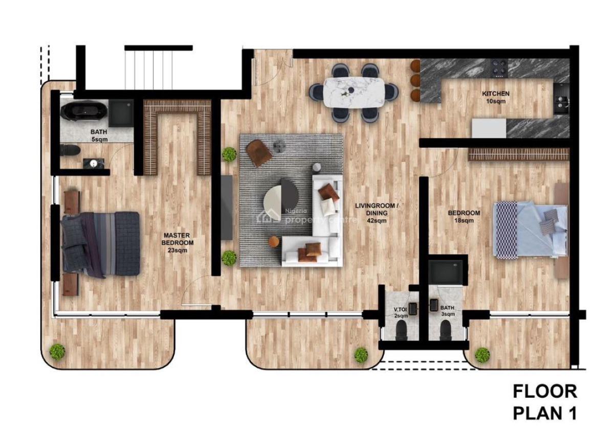 2 Bedroom Apartment, Lekki Phase 1, Lekki, Lagos, Flat / Apartment for Sale