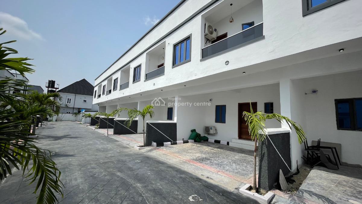 Beautiful 4 Bedroom Terraced Duplex with a Bq, General Paint, Ajah, Lagos, Terraced Duplex for Sale