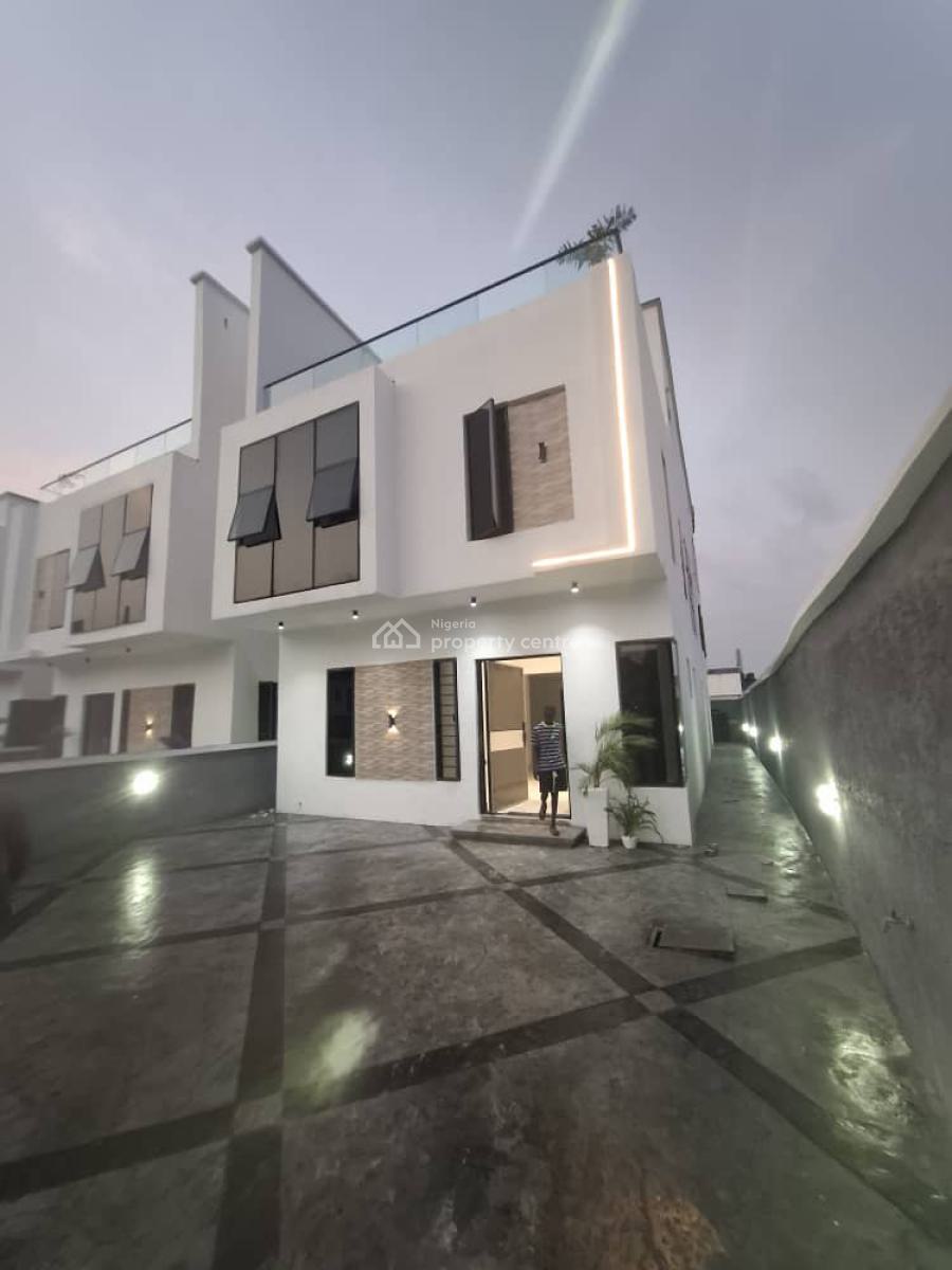 Luxury 5 Bedroom Semi Detached Duplex with Bq Penthouse and Open Terrace, Sangotedo, Ajah, Lagos, Semi-detached Duplex for Sale