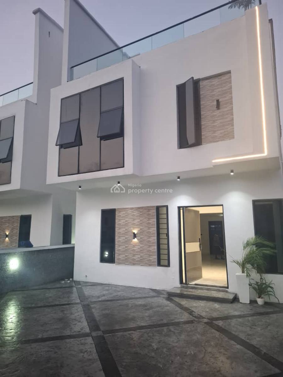 Luxury 5 Bedroom Semi Detached Duplex with Bq Penthouse and Open Terrace, Sangotedo, Ajah, Lagos, Semi-detached Duplex for Sale