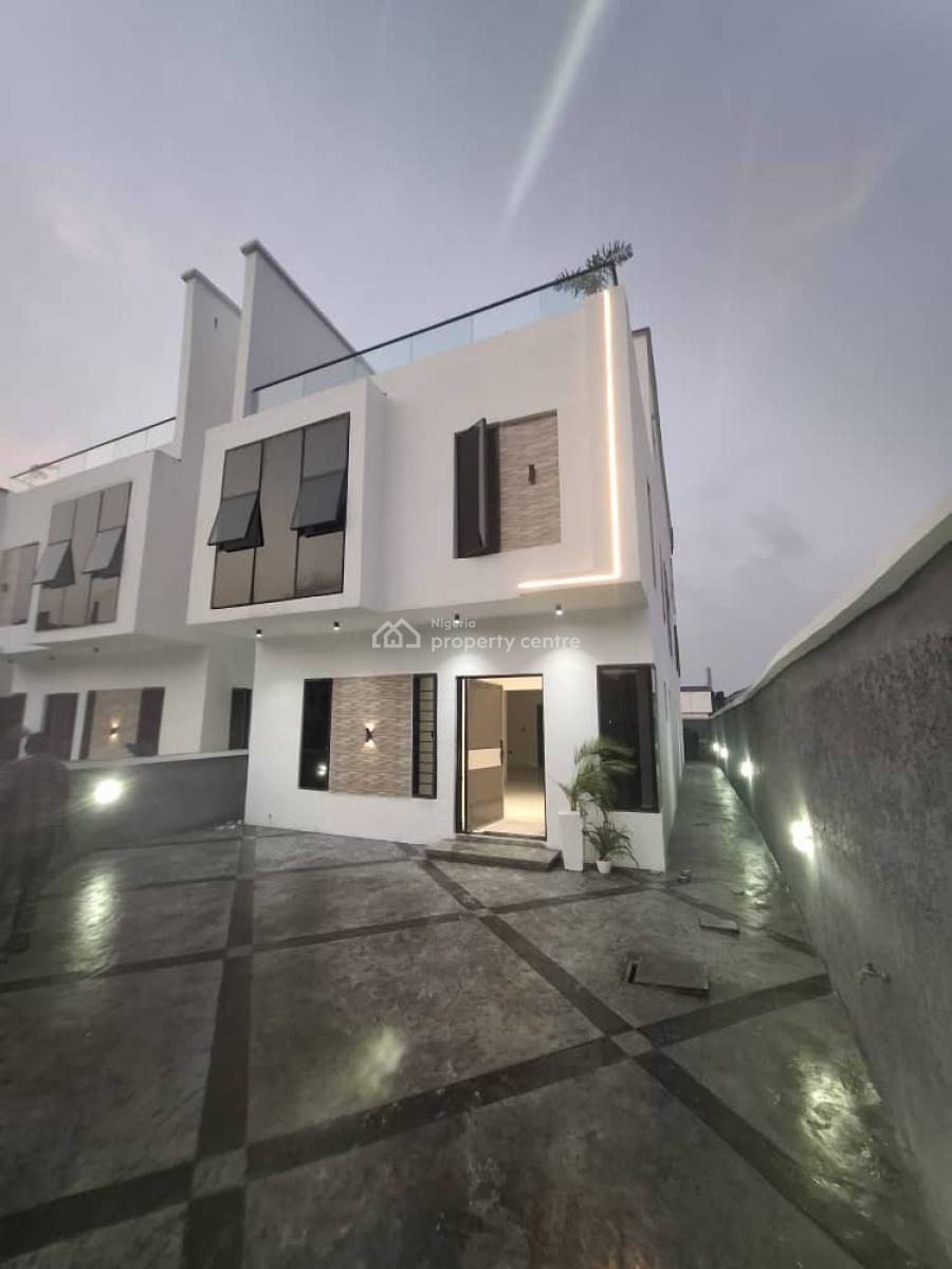 Luxury 5 Bedroom Semi Detached Duplex with Bq Penthouse and Open Terrace, Sangotedo, Ajah, Lagos, Semi-detached Duplex for Sale