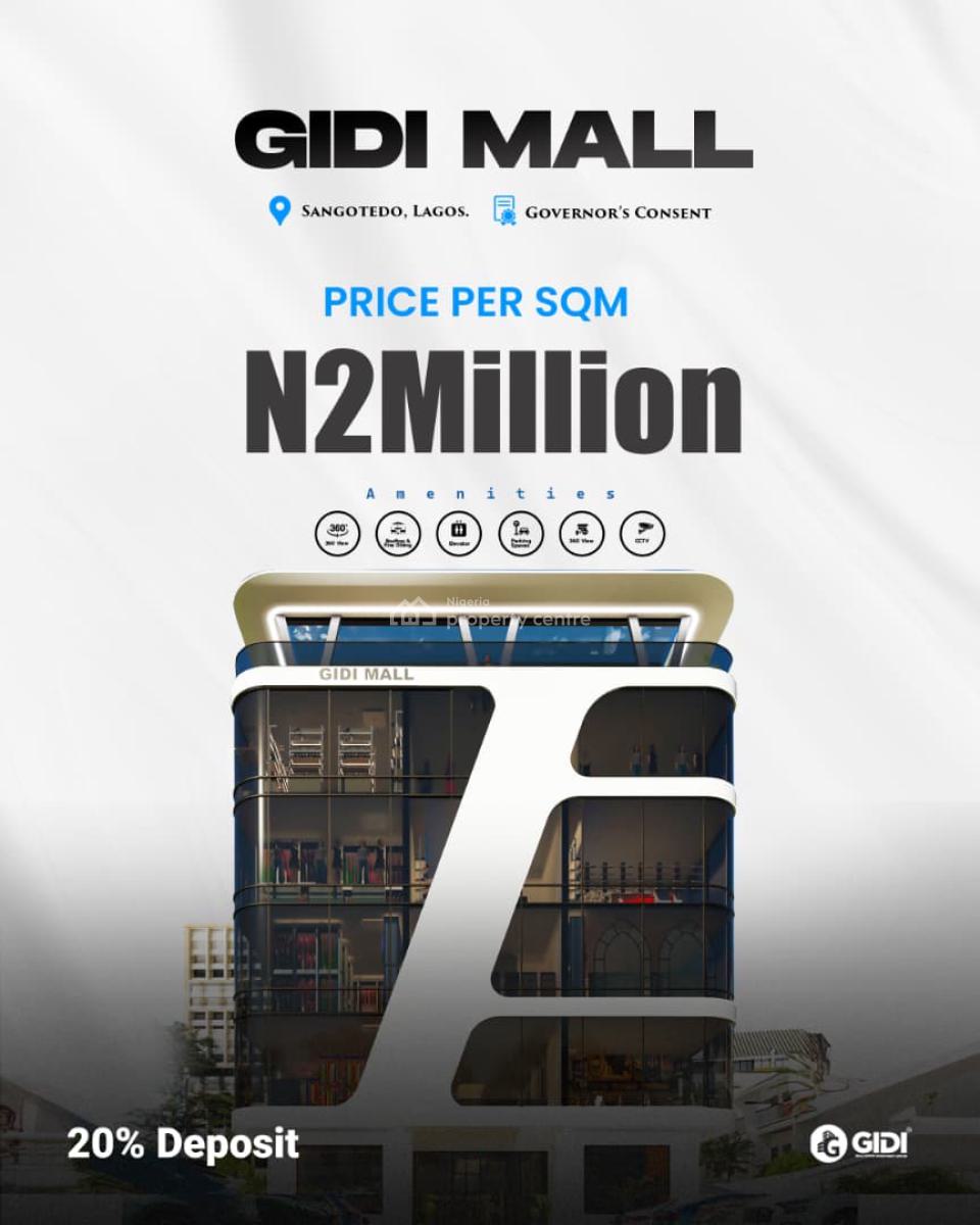 Luxury Shops at Gidi Mall, Km 31, Lekki-epe Expressway, By The Patron Hotel, Sangotedo, Sangotedo, Ajah, Lagos, Plaza / Complex / Mall for Sale