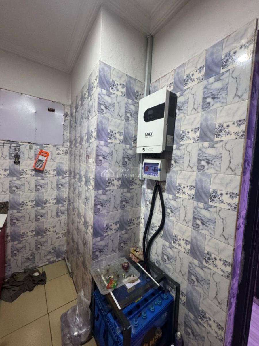 Luxury Furnished One Bedrom Apartment with Solar & Inverter (upstairs), Sangotendo, Ajah, Lagos, Flat / Apartment for Rent