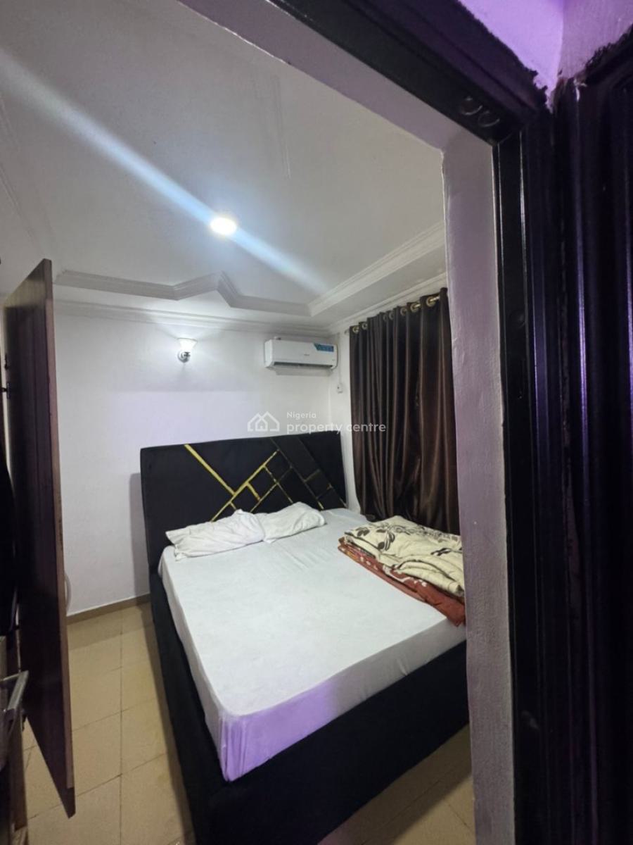 Luxury Furnished One Bedrom Apartment with Solar & Inverter (upstairs), Sangotendo, Ajah, Lagos, Flat / Apartment for Rent