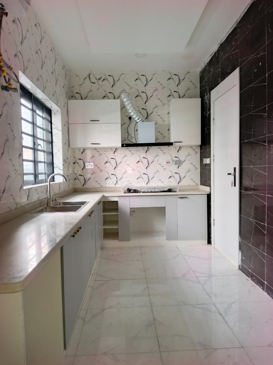 Smart 1 Room Self-contained Upstairs in Good Estate with Access Code, in Estate at Alpha Beach Road, Lekki Lagos., Lekki Expressway, Lekki, Lagos, Self Contain (single Rooms) for Rent