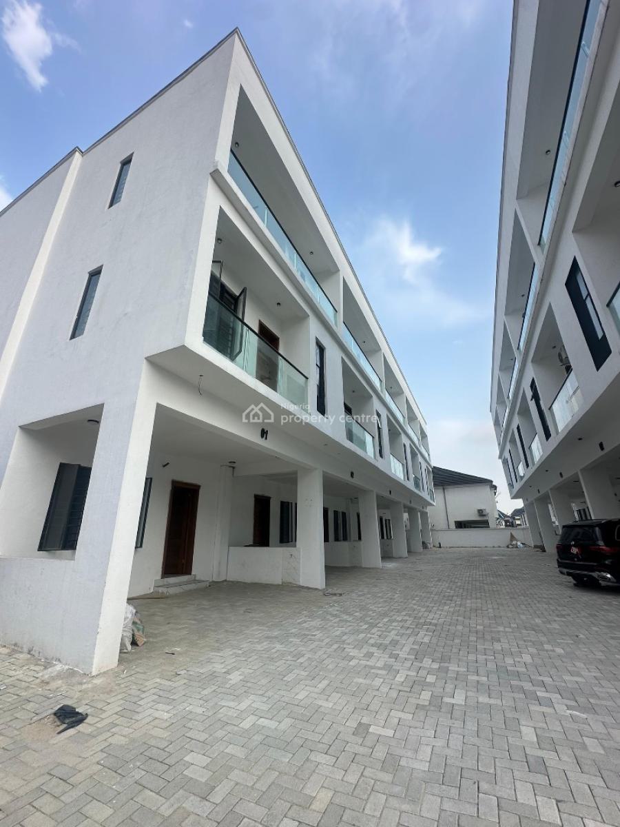 Newly Built, Very Spacious 4 Bedroom Terrace Duplex with Bq, Chevron Toll Gate, Orchid Road, Lekki, Lagos, Terraced Duplex for Sale