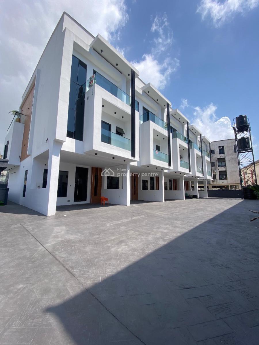5 Bedroom Terraced Duplex with Bq, & Pool, Osapa, Lekki, Lagos, Terraced Duplex for Sale
